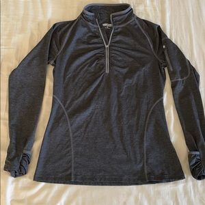 Zip up work out sweater